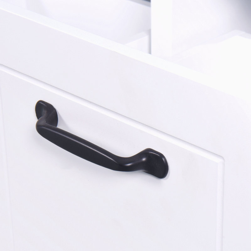 Banc de rangement en bois pour le vestibule avec coussin blanc