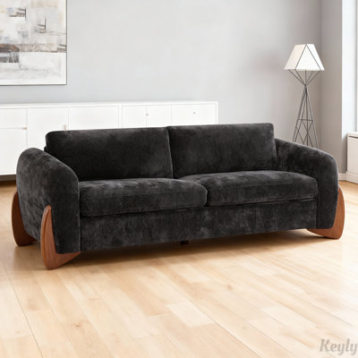 89"L Chenille Sofa