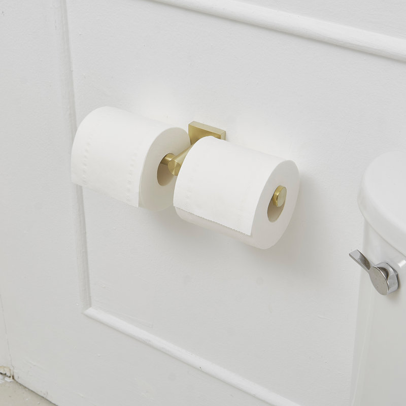 1 5 - Piece Bathroom Hardware Set, Brushed Gold
