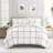 Plaid Pattern Duvet Cover Set-48334547