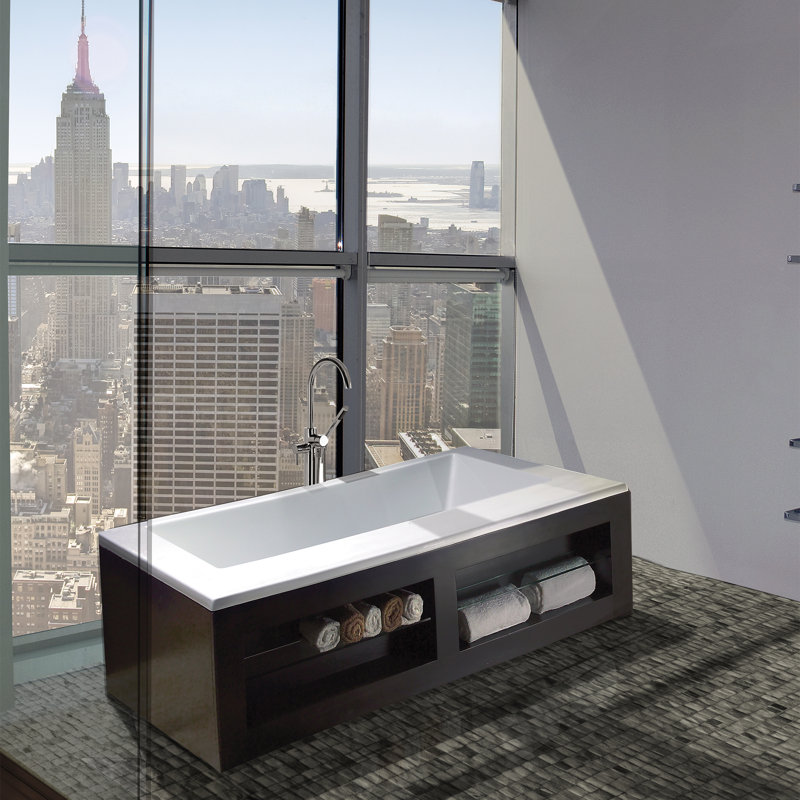 Baignoire de trempage MTI Solutions - Mat, À poser, 20" H x 71.75" W x 41.88" D