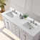 Ajhane 72'' Double Bathroom Vanity with Engineered Stone Top