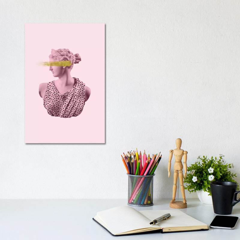 Goddess In Spots - Print on Canvas, Wrapped Canvas, 30.48cm H x 20.32cm W x 1.91cm D
