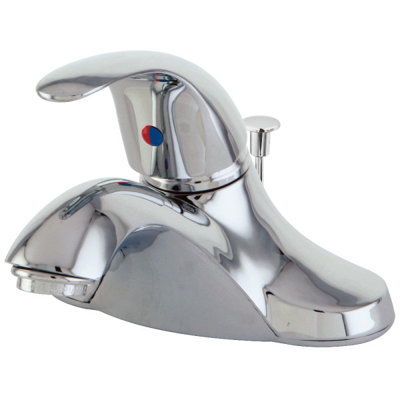 Robinet de salle de bain central à 4 trous à fixation sur comptoir à 3 trous Kingston Brass Legacy