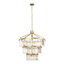 Social Club 15-Light 3-Tier Crystal Pendant