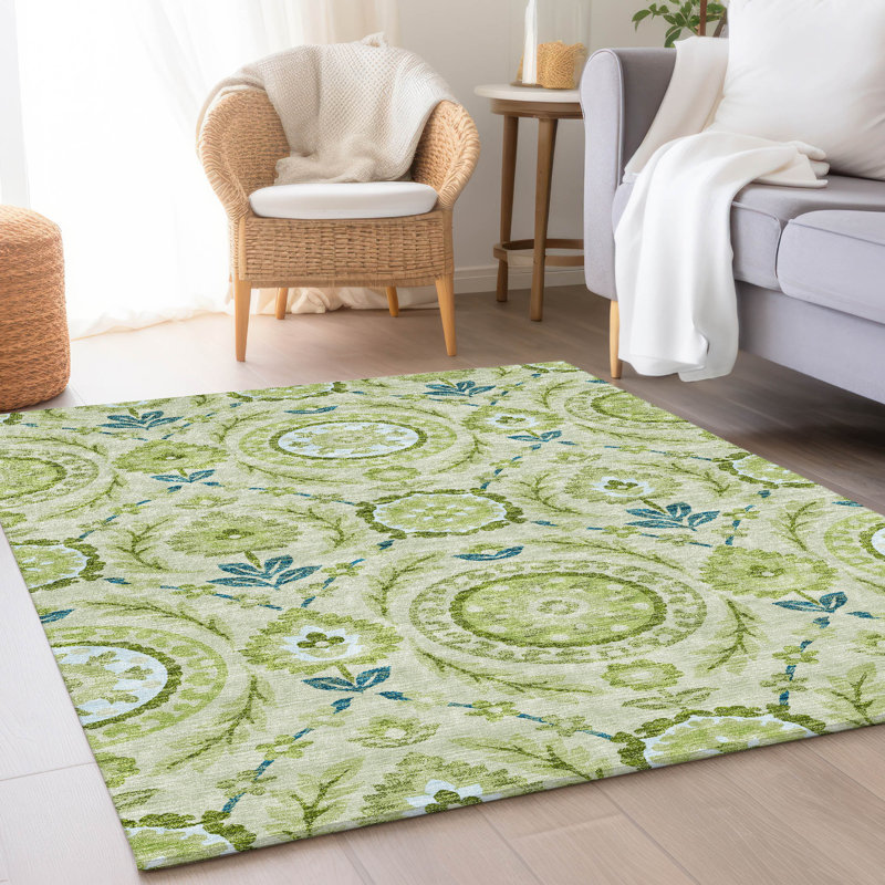 Mahaney Floral Indoor Rug, Rectangle 10' x 14'