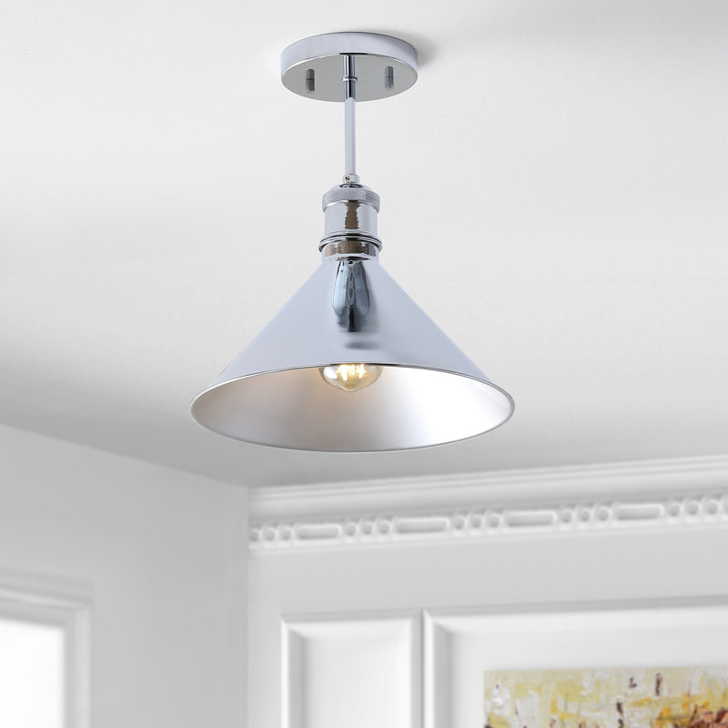Gustavo Semi Flush Mount, Chrome