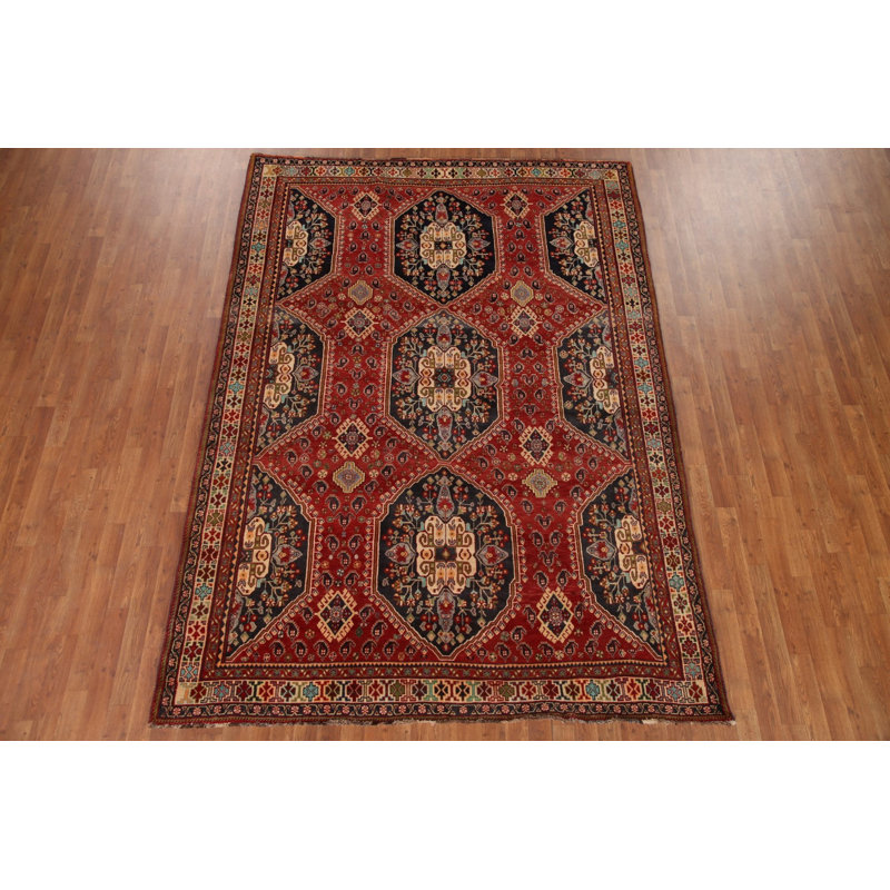 Tapis traditionnel en laine fait à la main 7 x 10