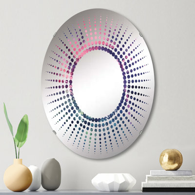 Miroir mural soleil