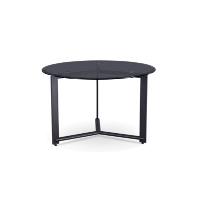 Abhi walnut top Side Table