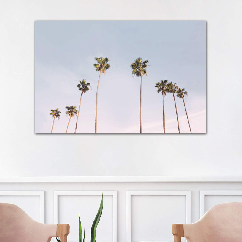 Photographie « california trees », Toile tendue, H 18 po x l 26 po x P 1,5 po