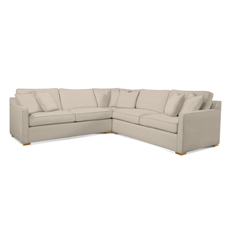 Brentwood Sectional, Honey, Brown Geometric, 0456-33