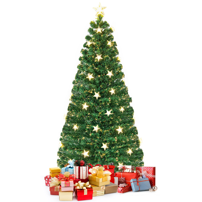Arbre de Noël illuminé pin artificiel, 6 pi