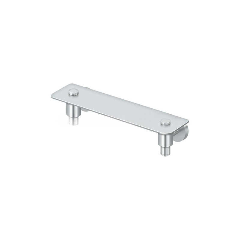 Deltana BBS2018-15 12" Length Sobe Series Contemporary Bathroom Shelf Satin Nickel, Chrome