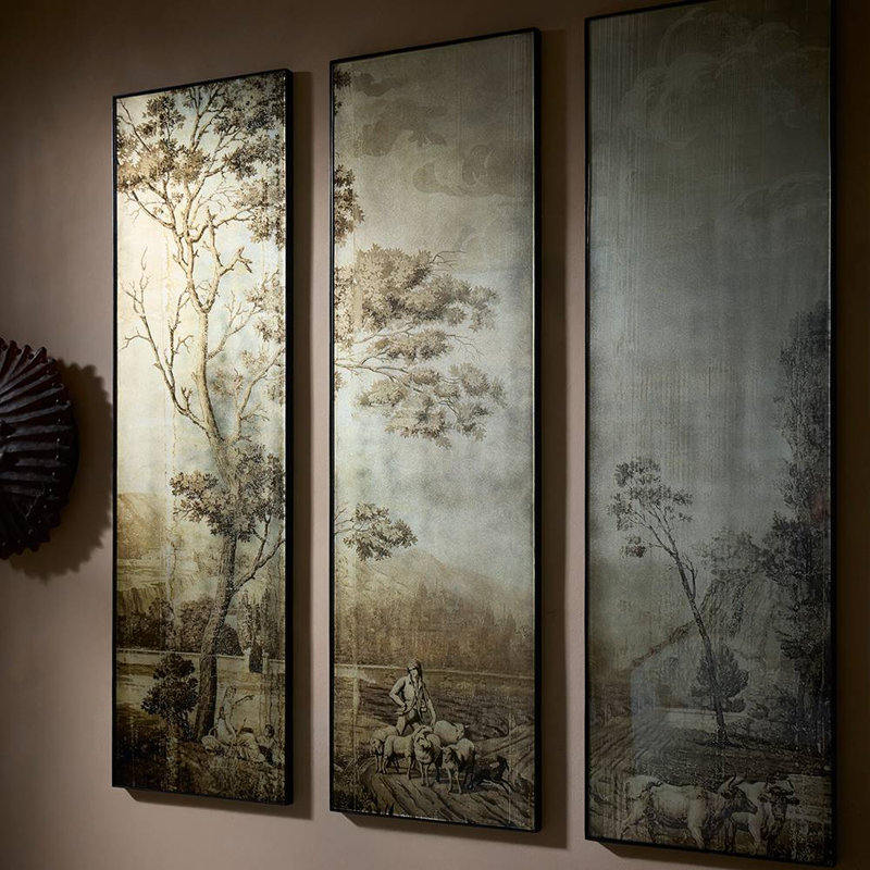 Pastorale Wall Plaques, Set of 3