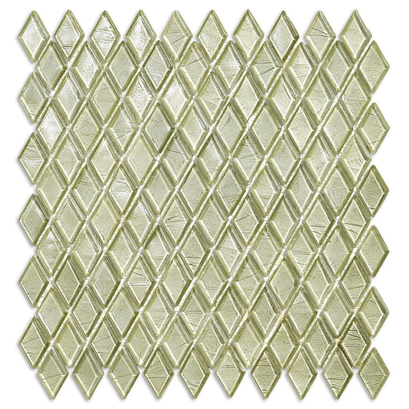 Paragon 7/8" x 1-5/8" Diamond Glass Mosaic