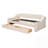 Twin Size Upholstered Daybed with Storage Armrests and USB Port-1580284850