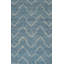 Hand Tufted Wool Geometric Area Rug in Blue-386048819