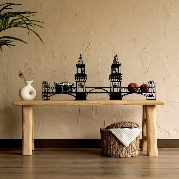 Tablette pont en métal Berlin