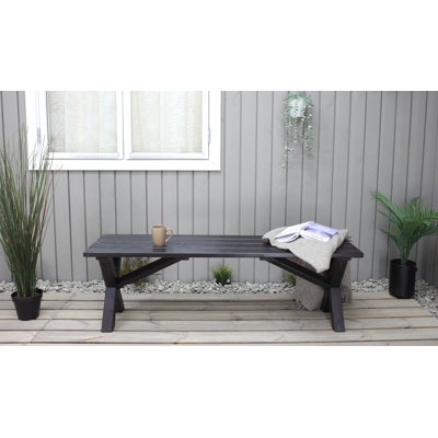 Edgerton Solid Wood Pine Outdoor Bench