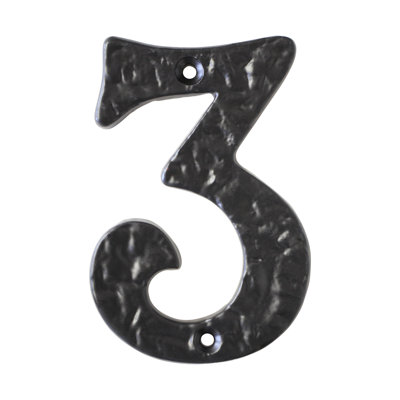 4'' H Metal House Number
