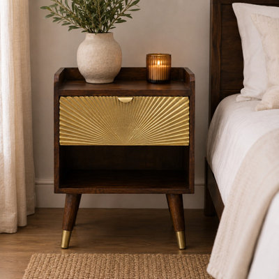 Dragoja 18'' W Solid Wood Nightstand