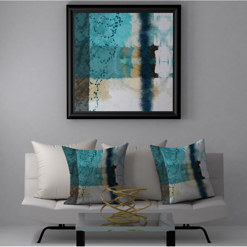 Housse de coussin décorative carrée discrète et encastrée, 20 po x 20 po