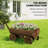 Wooden Wagon Planter Box