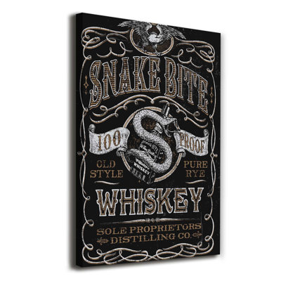 Whiskey - Wrapped Canvas Print