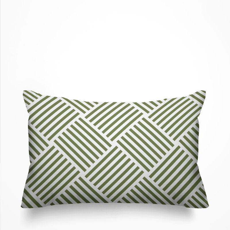 Housse et insert de coussin d'extérieur Langley, Coriandre