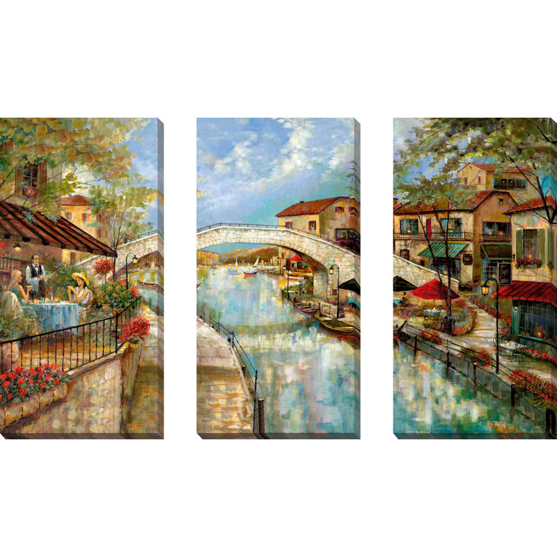 "A Day To Reminisce", ensemble de 3 impressions sur toile