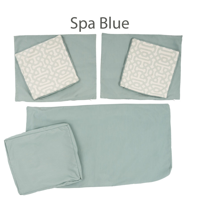 Housse de coussin d'intérieur Sunbrella, Sunbrella® bleu spa