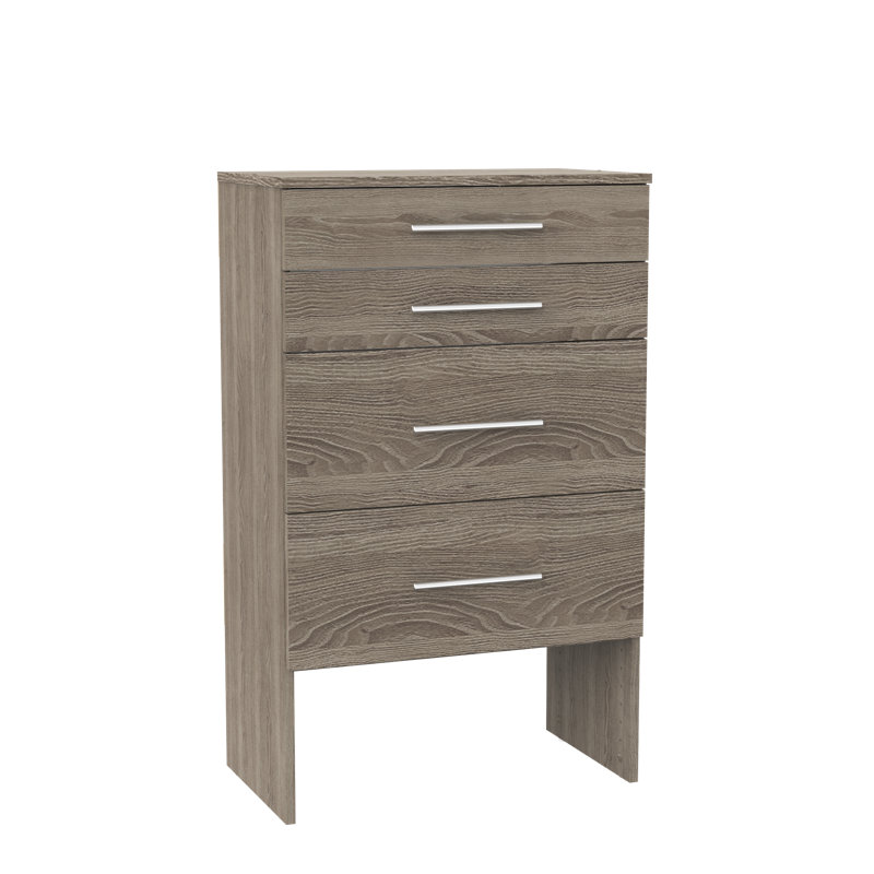Unité de base avec 4 tiroirs modernes Suiteymphony, Brun