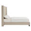 Lit plateforme tapissier capitonné standard à profil bas Kaster-530519802-530519805