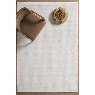Beige Area Rug, 5.2 x 6.6 Feet | 100% Polypropylene, 1.8 lbs/sq ft | 0.3 in Pile Height, Machine Woven, Non-Slip Dot Underside, Antibacterial | Perfect for Living Room, Bedroom, and Home Decor