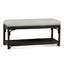 Summer Retreat Wicker Shelf Storage Bench-71425199-86505831