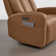 Genuine Leather Triple Motor Glider Swivel Rocker Power Recliner With Power Headrest And Power Lumbar Support