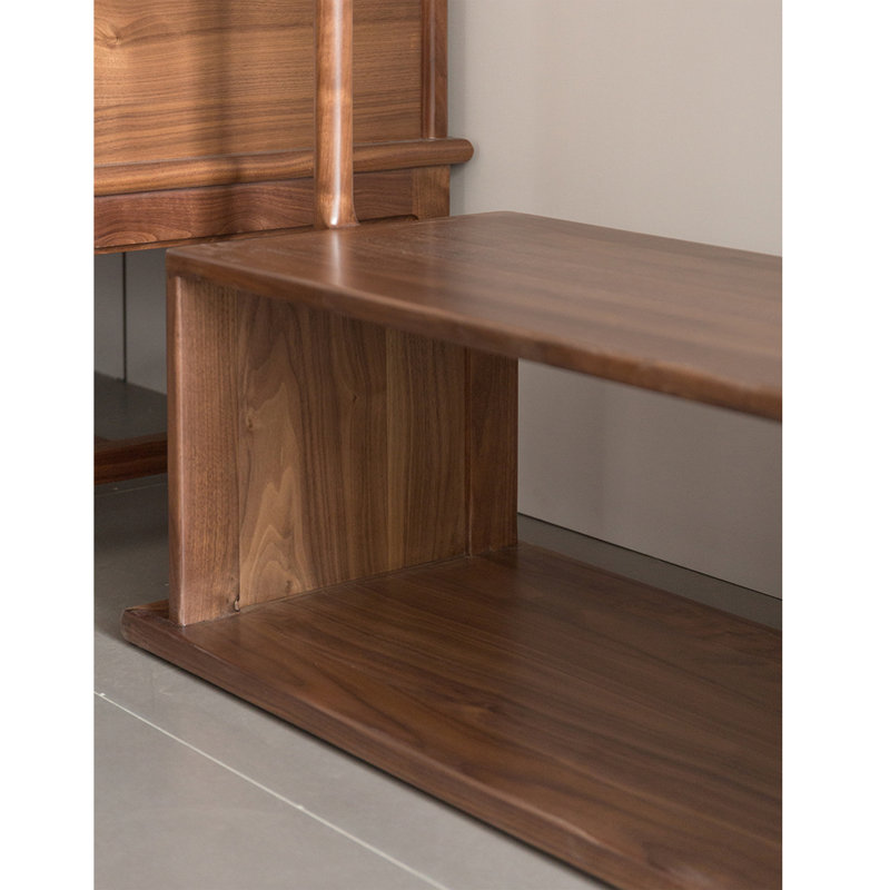 Porte-vêtements élégant avec rangement Mortise-Tenon