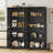 72" Tall Kitchen Pantry Set Of 2, Farmhouse Storage Cabinet-2089244698
