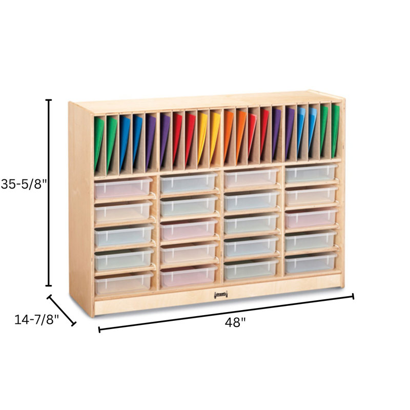 Poste de travail Jonti-Craft®, Inclus, Standard