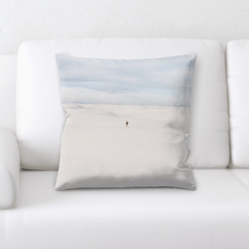 Microsuede Reversible Throw Pillow
