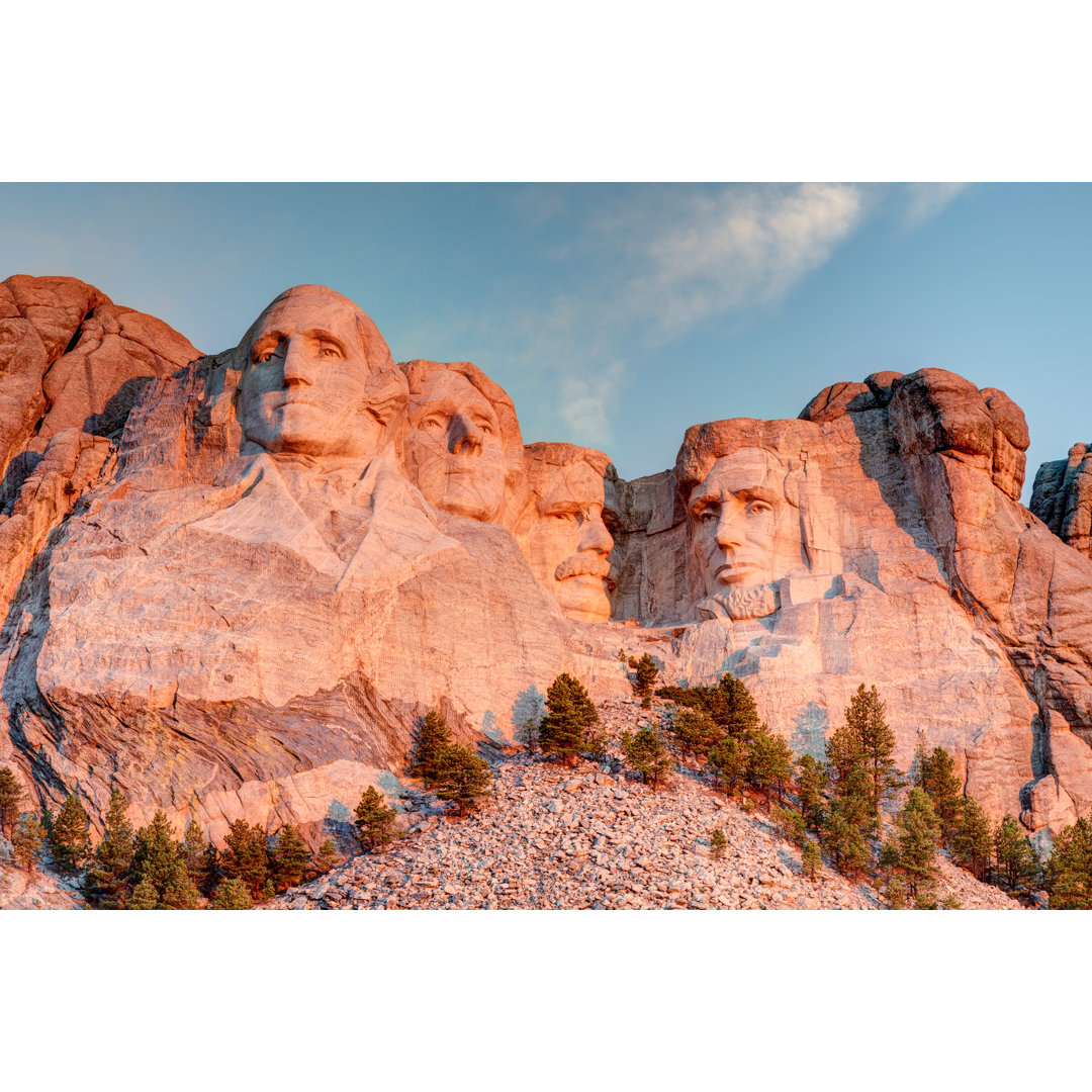 Leinwandbild Mount Rushmore National Memorial von Mcdonojj