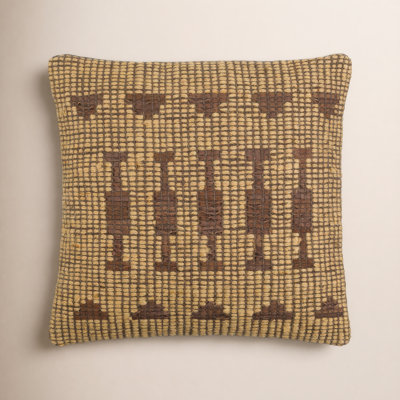 Twareg Geometric Jute / Sisal Pillow Cover