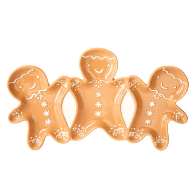 Trio de plat Gingerbread Man