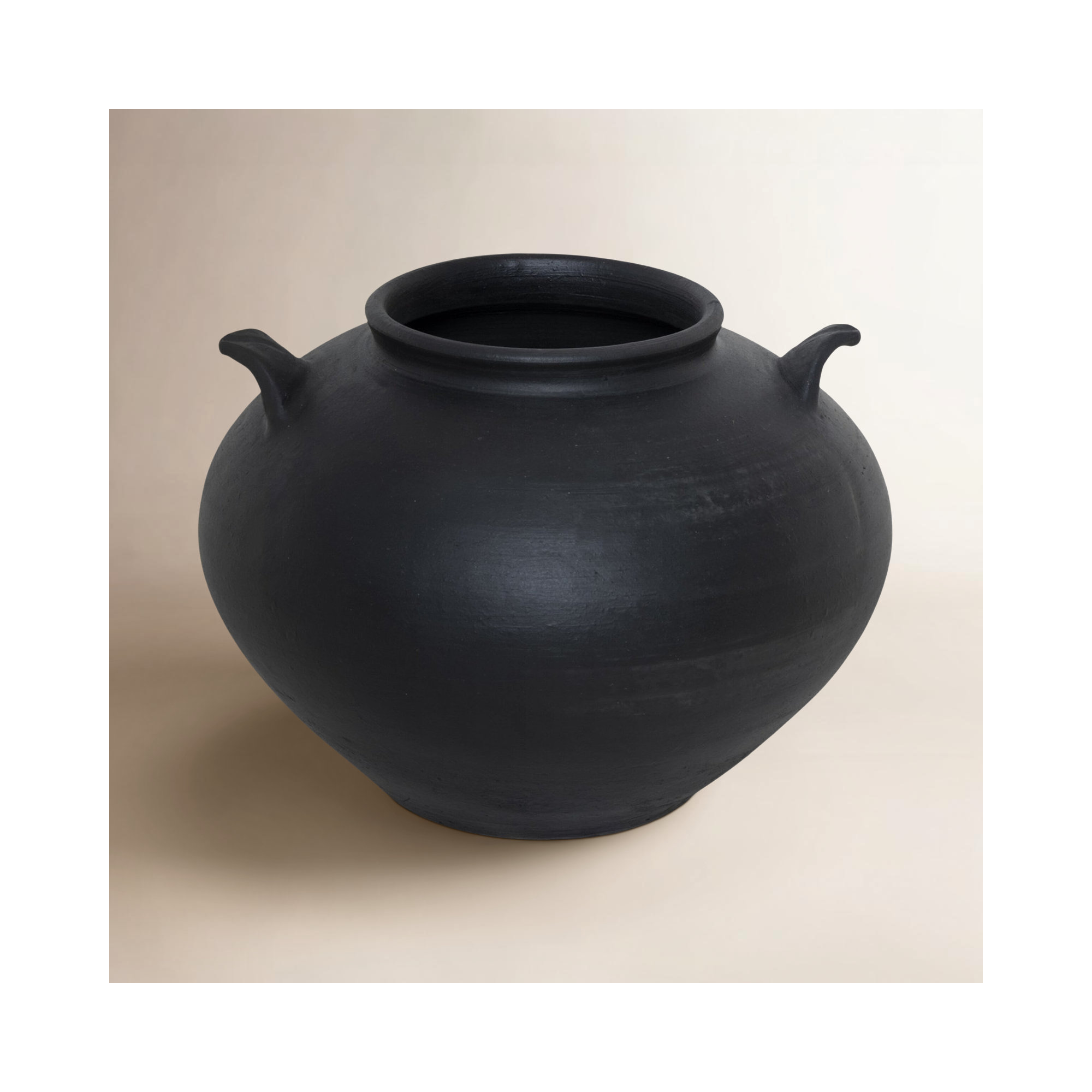 Civita Vase, Aged Black