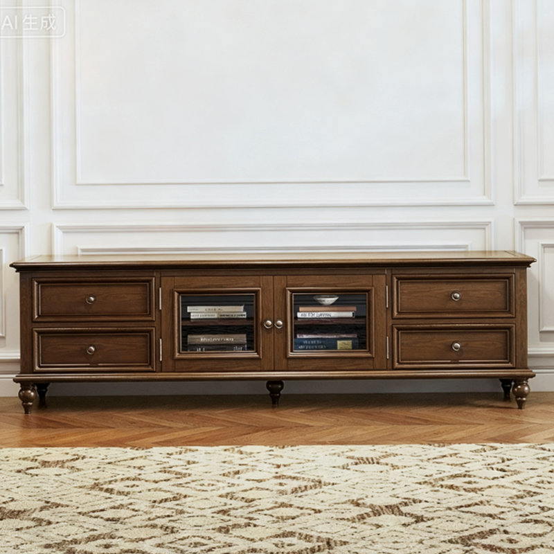 Meuble télé Retro, H 22,28 po x L 70,87 po x l 17,72 po