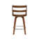Swivel Upholstered Counter & Barstool With Wood Frame