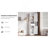 69" H Tall Bathroom Storage Cabinet With 2 Barn Doors And 1 Drawer, Narrow Storage Unit, Adjustable Shelves,Floor Cabinet For Bathroom, Living Room, Entryway,Kitchen,(Grey)