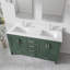 Meuble-lavabo double autoportant 60 po avec plateau en marbre 60 po entièrement assemblé-1775006135