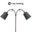Lampe sur pied arquée 55 po N Miami